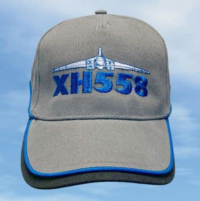 Baseball Cap - Graphite, Black & Royal Blue - Vulcan XH558